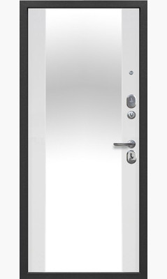 Входная дверь ГАРДА 2МДФ Зеркало - фото